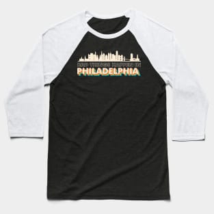 Bad Things Happen In Philadelphia Funny Trump Baseball T-Shirt